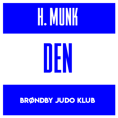 Rygnummer for Henrik Munk