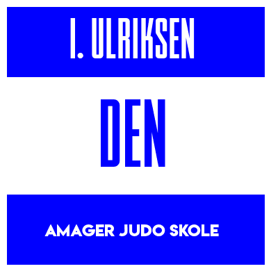 Rygnummer for Ib Anton Juhl Ulriksen