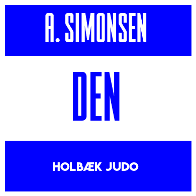 Rygnummer for Anders Simonsen
