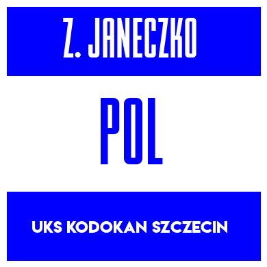 Rygnummer for Zofia  Janeczko