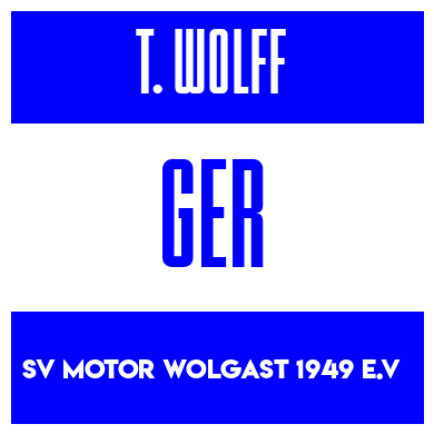 Rygnummer for Timo  Wolff