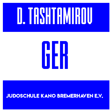 Rygnummer for Darda  Tashtamirov