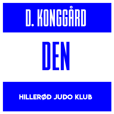 Rygnummer for Daniel Konggård