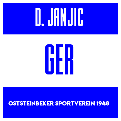 Rygnummer for Darian  Janjic