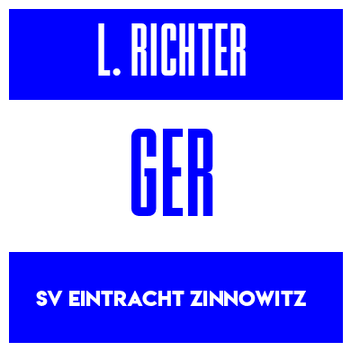 Rygnummer for Leo  Richter