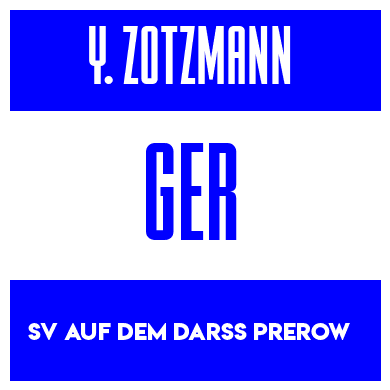 Rygnummer for Ylvi Ida Zotzmann