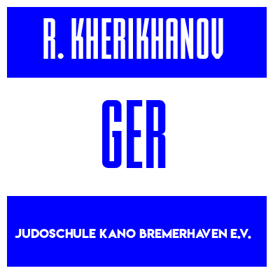 Rygnummer for Ramzan Kherikhanov