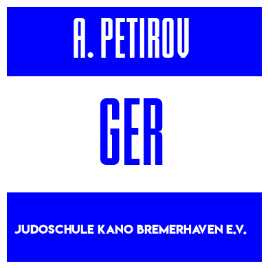 Rygnummer for Amir Petirov