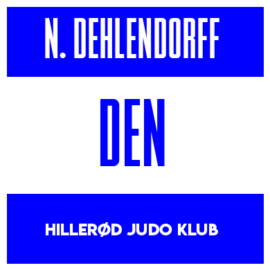 Rygnummer for Nete Dehlendorff