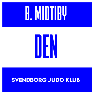 Rygnummer for Bjørn Midtiby