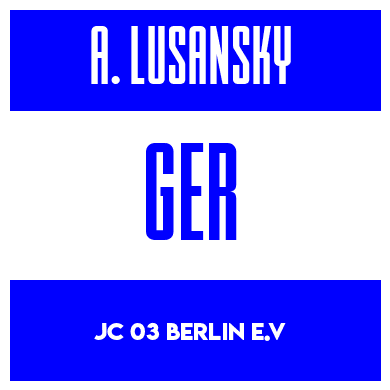 Rygnummer for Anton Lusansky