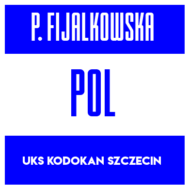 Rygnummer for Patrycja Fijalkowska