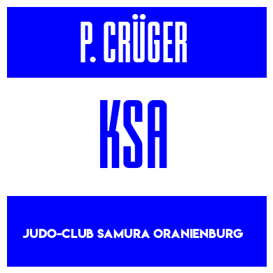 Rygnummer for Pia Crüger