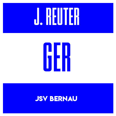 Rygnummer for Jerome Derek Reuter