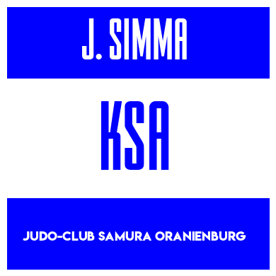 Rygnummer for Justus Simma