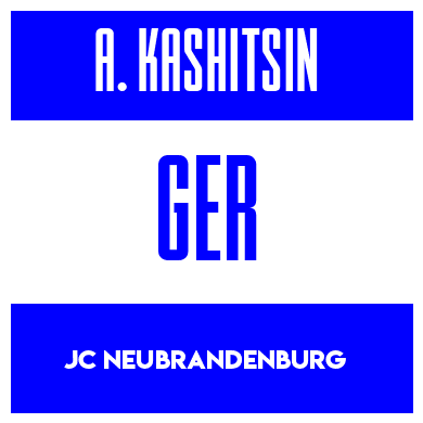 Rygnummer for Arsen Kashitsin