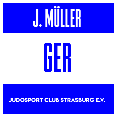 Rygnummer for Jamie Müller