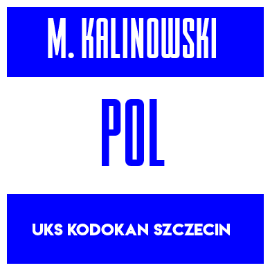 Rygnummer for Marcel Kalinowski