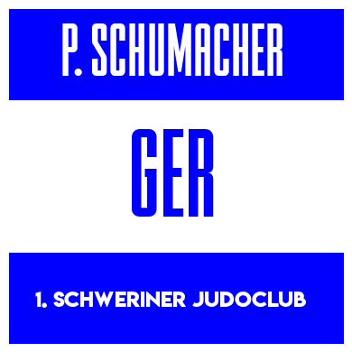 Rygnummer for Paul Schumacher
