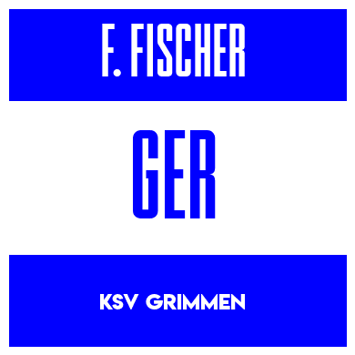 Rygnummer for Felix-Leopold Fischer