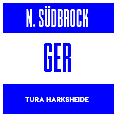 Rygnummer for Nieke Südbrock
