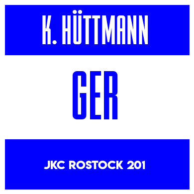 Rygnummer for Kara Hüttmann