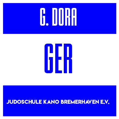 Rygnummer for Grigoras Dora