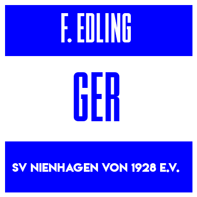 Rygnummer for Felix Edling