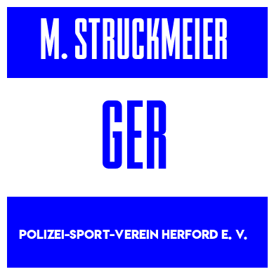 Rygnummer for Maximilian Struckmeier