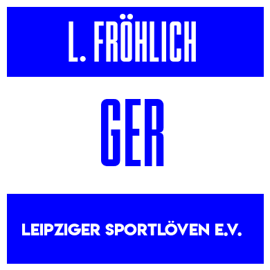 Rygnummer for Lovis Fröhlich