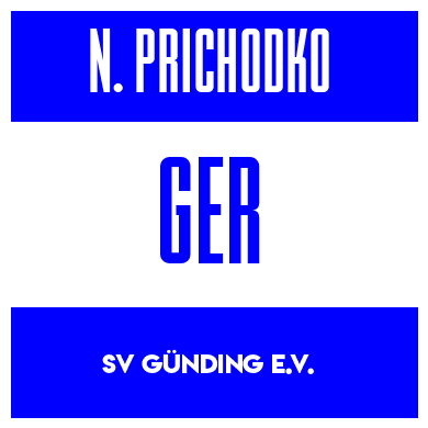 Rygnummer for Nico Prichodko