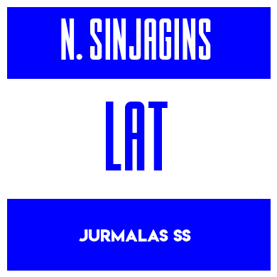 Rygnummer for Nils Sinjagins