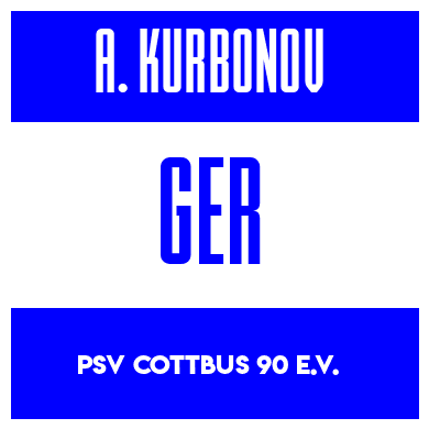Rygnummer for Abdurazok Kurbonov