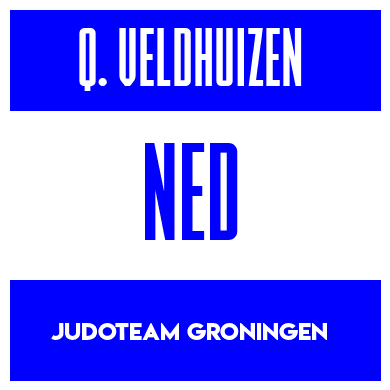 Rygnummer for Quinte Van Veldhuizen