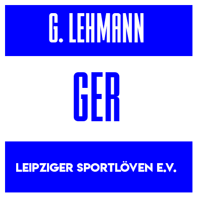 Rygnummer for Gustav Lehmann