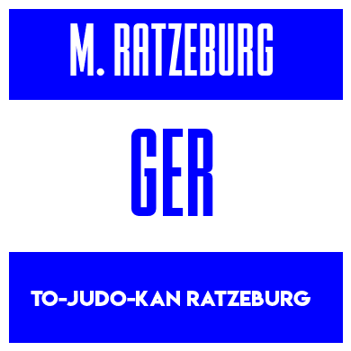 Rygnummer for Marsch To-Judo-Kan Ratzeburg