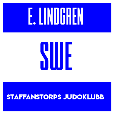Rygnummer for Elias Lindgren