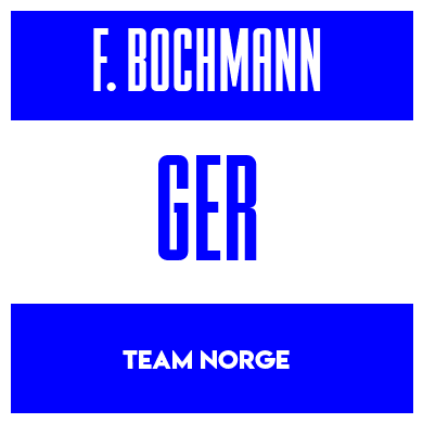 Rygnummer for Frank Bochmann