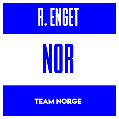 Rygnummer for Rune Enget