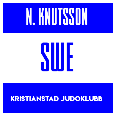 Rygnummer for Nellie Knutsson