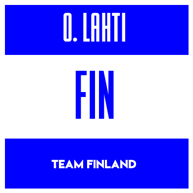 Rygnummer for Olli Lahti