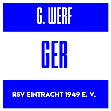 Rygnummer for Gabriel Werf