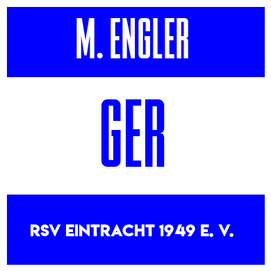 Rygnummer for Max Engler