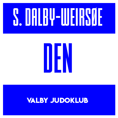 Rygnummer for Sylvester Dalby-Weirsøe