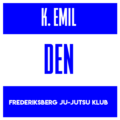Rygnummer for Karl Emil