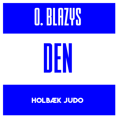 Rygnummer for Oskar Blazys
