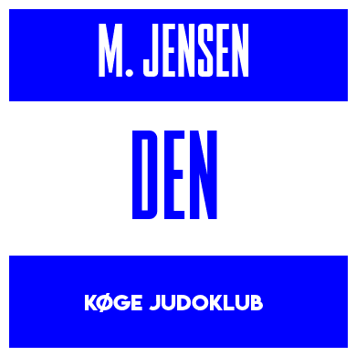 Rygnummer for Martin Jensen