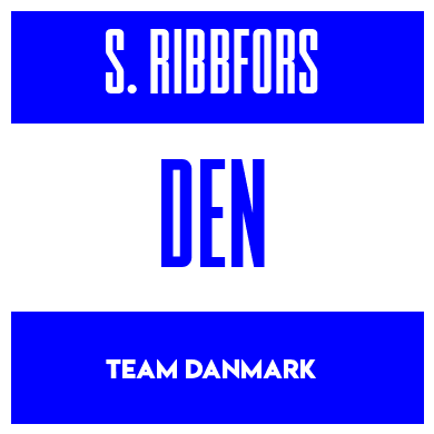 Rygnummer for Sam Ribbfors