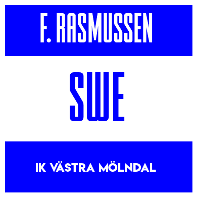 Rygnummer for Freja Rasmussen