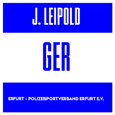 Rygnummer for Josefine Leipold